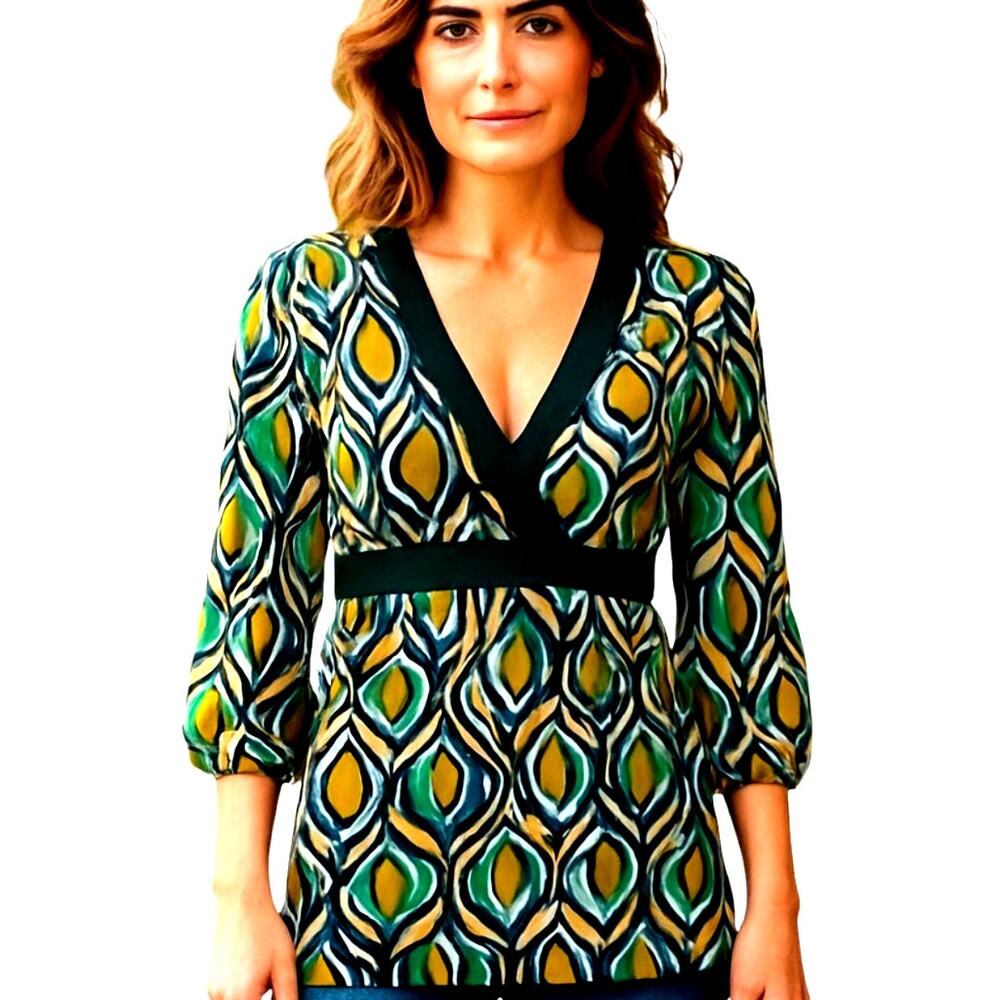 Liz Lange Maternity Medium Women's Long Sleeve Top Shirt Blouse Miss Size 8 10 M
